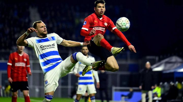 'Chucky' Lozano da una asistencia y provoca un autogol en la tremenda goleada del PSV ante el PEC Zwolle