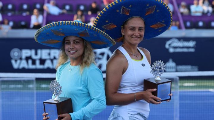 La tenista mexicana Renata Zarazúa se corona en dobles del Abierto de Puerto Vallarta WTA 125