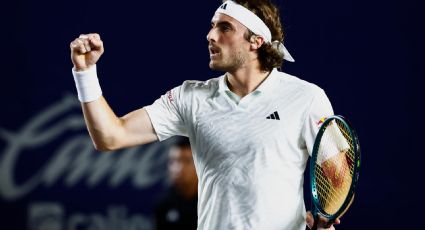 ¡Por la reconstrucción de Acapulco! El tenista griego Stefanos Tsitsipas donará mil dólares por cada saque ace que haga en el Abierto Mexicano