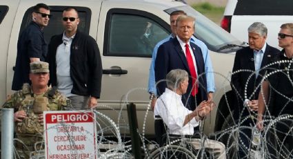 Trump acusa en la frontera con México que Biden ha permitido una "invasión del crimen migrante" en Estados Unidos