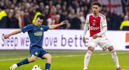 'Chucky' Lozano y el PSV rescatan empate ante el Ajax para seguir invictos y en la cima de la Eredivise