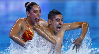 ¡En la élite mundial! México gana bronce en Dueto Mixto Técnico de natación artística con Miranda Barrera y Diego Villalobos