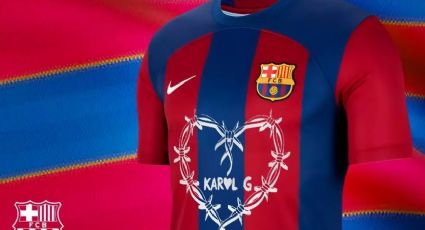 Barcelona estrenará camiseta con el logo de la cantante Karol G en el Clásico español