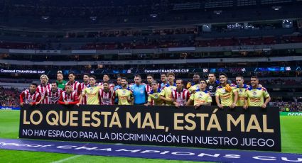 América y Chivas se unen para mandar mensaje en contra de la discriminación