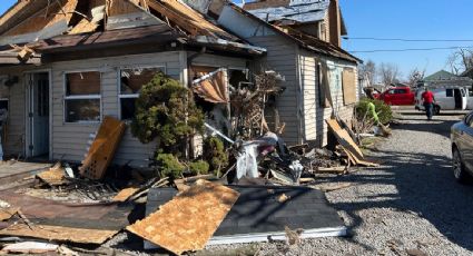 Habitantes de zonas afectadas por los recientes tornados en EU comienzan las labores hacia una lenta recuperación