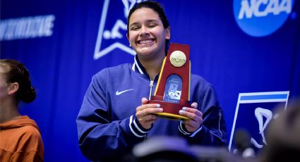 La mexicana Aranza Vázquez se corona como bicampeona nacional de clavados a nivel colegial en Estados Unidos 