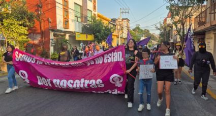 Activistas marchan en Chilpancingo para exigir justicia por el asesinato de la niña Camila y el cese de la violencia feminicida en Guerrero