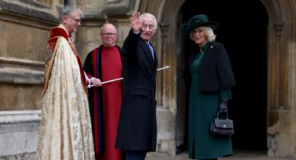 El rey Carlos III asiste a misa de Pascua en el castillo de Windsor, su mayor aparición pública tras ser diagnosticado con cáncer