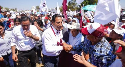 Eduardo Ramírez promete atender a migrantes en su arranque de campaña por la gubernatura de Chiapas; aspirantes opositores aplazan sus actividades