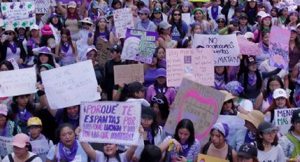 “AMLO quedó en deuda con las mujeres”: miles protestan en el último 8M del sexenio