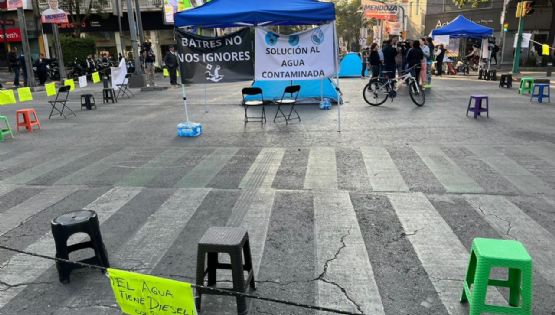 Siguen protestas por agua contaminada en Benito Juárez: bloquean Insurgentes por tercer día y hay cuatro estaciones del Metrobús cerradas