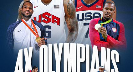 LeBron, Durant y Curry encabezan el "Dream Team" de Estados Unidos en París 2024, donde buscará su quinto oro olímpico consecutivo