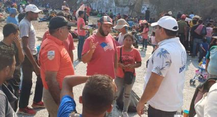 Cientos de migrantes en Oaxaca rechazan recibir ayuda del INM y continúan su camino hacia Huatulco