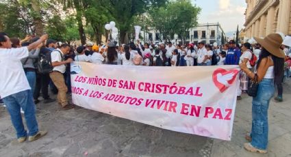 Marcha en San Cristóbal de las Casas: exigen paz y seguridad en Chiapas