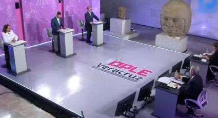 Debate en Veracruz: Nahle llega a defenderse y Yunes no suelta su origen zacatecano y desconocimiento del estado