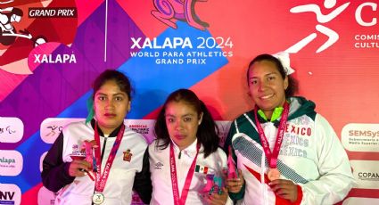 México conquista 20 medallas de oro y domina primera jornada del Grand Prix de Para Atletismo de Xalapa 2024