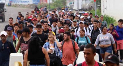 Caravana con cientos de migrantes sale de Tapachula tres días después del encuentro entre López Obrador y el presidente de Guatemala