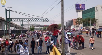 CNTE genera caos vial en la CDMX: maestros bloquean accesos al AICM y avenidas como Circuito Interior