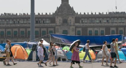 La CNTE afirma que el gobierno le pidió facilitar el cierre de campaña de Sheinbaum, pero decidieron mantener su plantón: "El Zócalo es de todos"