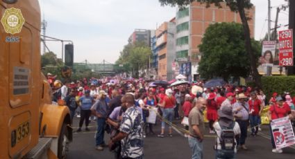 Continúa jornada de protestas de la CNTE: maestros bloquean algunas de las avenidas principales en la CDMX