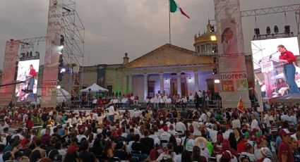 Sheinbaum cierra su campaña presidencial por el interior del país con un evento multitudinario y desorganizado en Jalisco