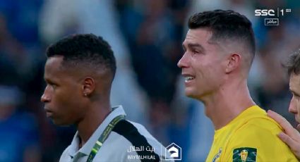 Cristiano Ronaldo llora desconsolado tras perder la Final de la Copa de Arabia Saudita