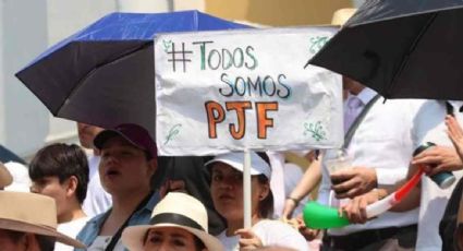 Empleados del Poder Judicial en Veracruz protestan para denunciar despidos y recorte presupuestal