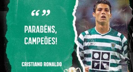 Cristiano Ronaldo felicita al Sporting de Lisboa por lograr el título de Liga 20 de su historia: "¡Felicidades, campeones!"