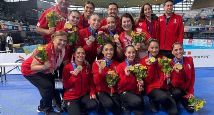 ¿Y el apoyo? La Conade vuelve a felicitar a la Selección de Natación Artística tras su segundo oro en la Copa del Mundo