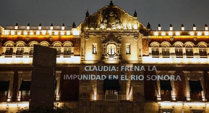 Los afectados por el derrame tóxico en el río Sonora protestan en Palacio Nacional y piden justicia a Sheinbaum