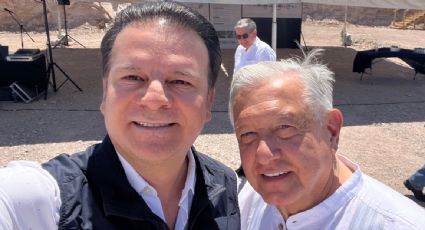 López Obrador visita Durango para supervisar la construcción de la planta potabilizadora en la presa El Tunal