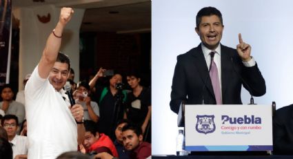 Alejandro Armenta y Eduardo Rivera se dan por ganadores de la gubernatura en Puebla