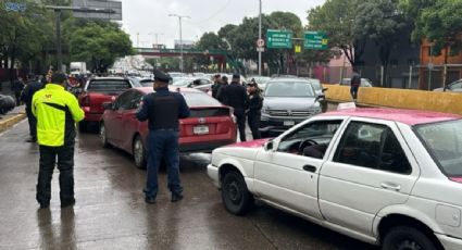 Reportan aglomeraciones en el Metro por las lluvias y Circuito Interior está paralizado por bloqueo de trabajadores de limpia