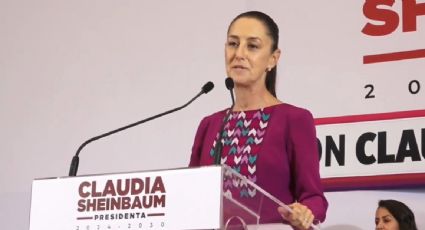 "Sorteamos una campaña de calumnias y argumentos misóginos", dice Sheinbaum tras recibir bastón de mando en reunión con mujeres