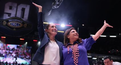 Clara Brugada agradece a estructuras de Morena la promoción del voto en multitudinario evento en la Arena México