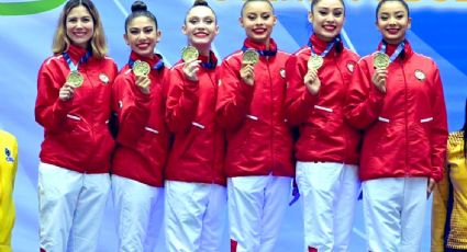 ¡Campeonas! Equipo femenil de México se cubre de oro en tres listones y dos pelotas en el Panamericano de Gimnasia Rítmica