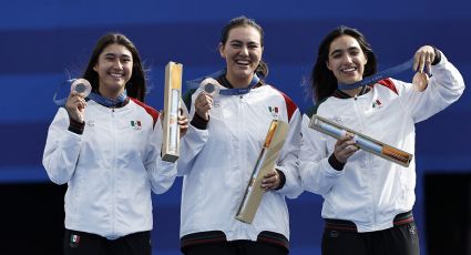 La Conade de Ana Guevara presume que las arqueras mexicanas que ganaron bronce en París 2024 recibieron apoyo de López Obrador