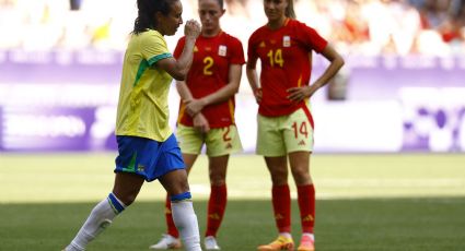 La legendaria Marta llora tras ser expulsada, Brasil pierde ante la invicta España y pone en riesgo su pase a los Cuartos de Final