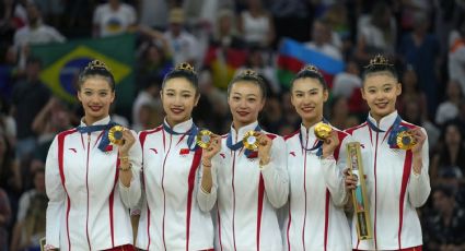 China se convierte en el primer país no europeo que se lleva la medalla de oro en gimnasia rítmica