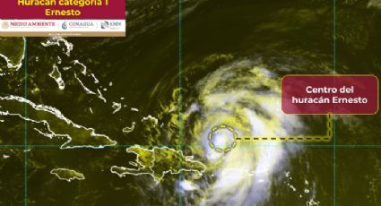 La tormenta tropical "Ernesto" se intensifica a huracán categoría 1 en el Atlántico lejos de costas mexicanas