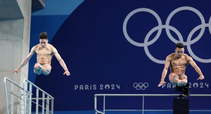 ¡Medalla de plata para México! Osmar Olvera y Juan Celaya terminan en segundo lugar en trampolín 3m de los Juegos Olímpicos