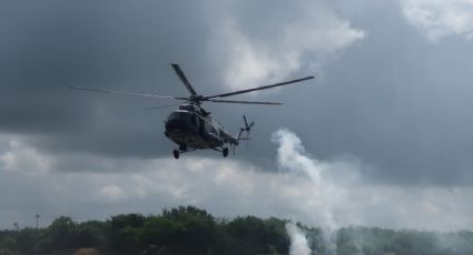 Semar pide apoyo a EU para rescatar un helicóptero que se desplomó con dos marinos en una persecución por narcotráfico en Chiapas