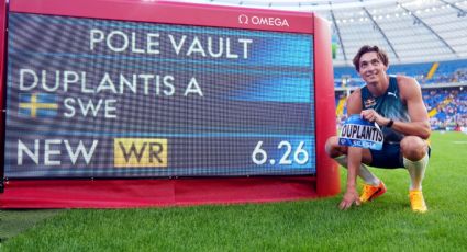 Armand Duplantis, figura de París 2024, vuelve a ‘volar’ y supera su propio récord mundial en salto con pértiga