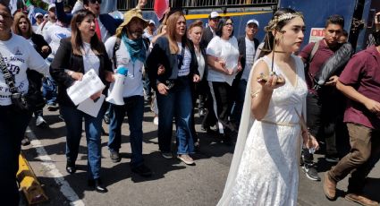 Poder Judicial en paro: trabajadores inician manifestación afuera de la Cámara de Diputados en contra de la reforma de AMLO