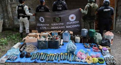 Descubren fábrica clandestina de explosivos de Los Viagras en Michoacán