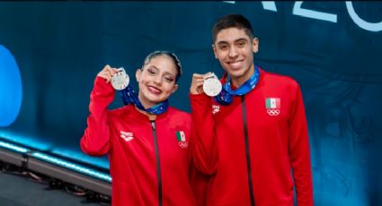 ¡Brillan los mexicanos! Camila Argumedo y Diego Villalobos ganan medalla de plata en el Mundial Juvenil de Natación Artística