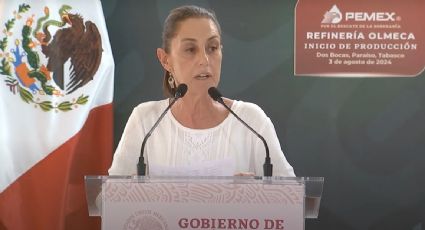 El petróleo de México “será procesado de forma racional y no será vendido al extranjero” como el pasado, asegura Sheinbaum desde Dos Bocas