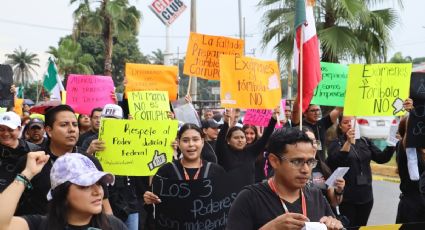 Marchan en Tapachula contra reforma de AMLO: trabajadores del PJF temen por independencia judicial