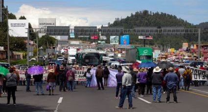 Ejidatarios desbloquearon anoche la México-Toluca después de más de 11 horas