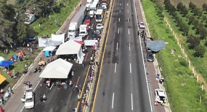 Manifestantes que exigen indemnización por sus tierras suman más de 24 horas con un bloqueo en la autopista México-Puebla